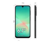 samsung-a26-preto-5g-dimensões