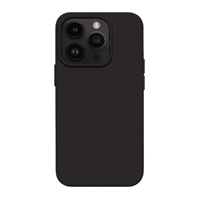 Capa iPhone 16 Pro preta em silicone