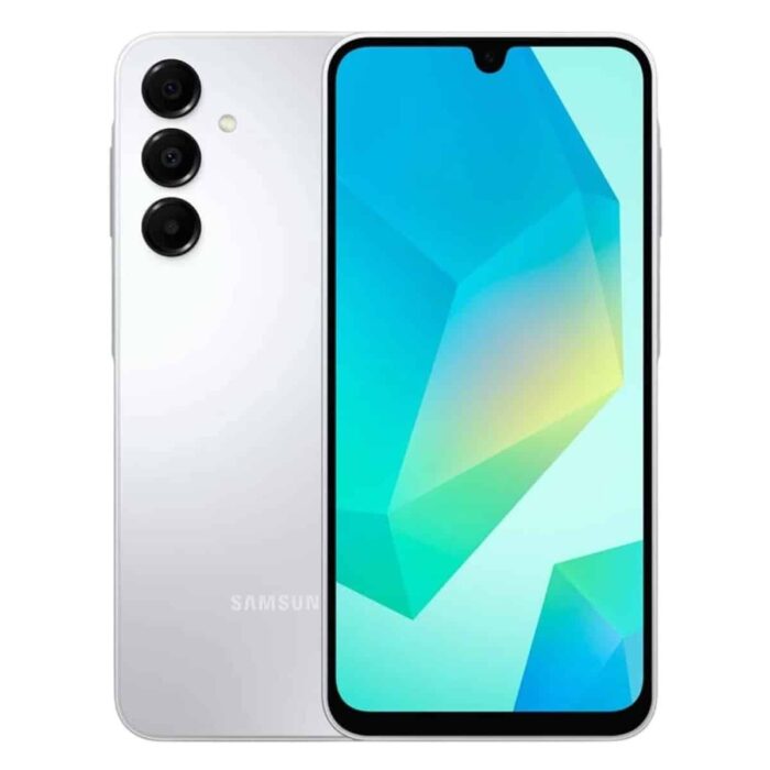 Samsung Galaxy A16 cinza 4GB / 128 GB frente e traseira